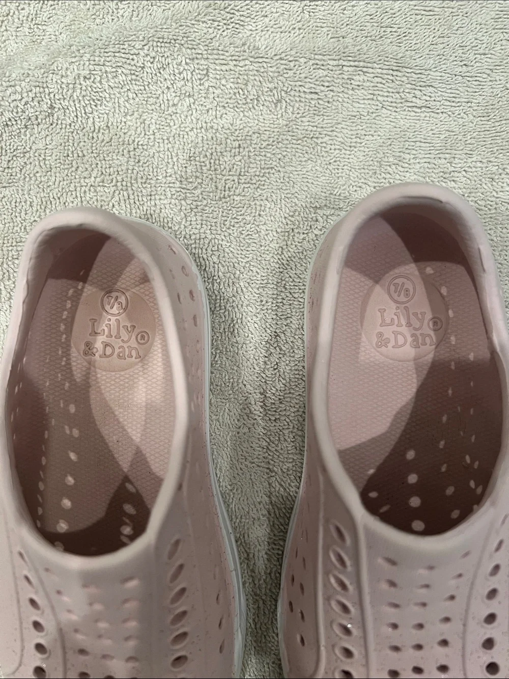 Lily & Dan Kids' Pink Water Shoes - Slip-On Swim & Beach Shoes